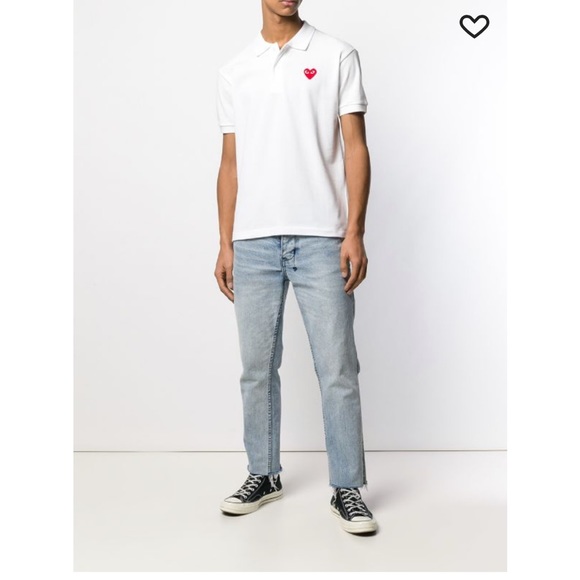 Comme des Garcons Play Men’s Polo Shirts - Picture 2 of 11